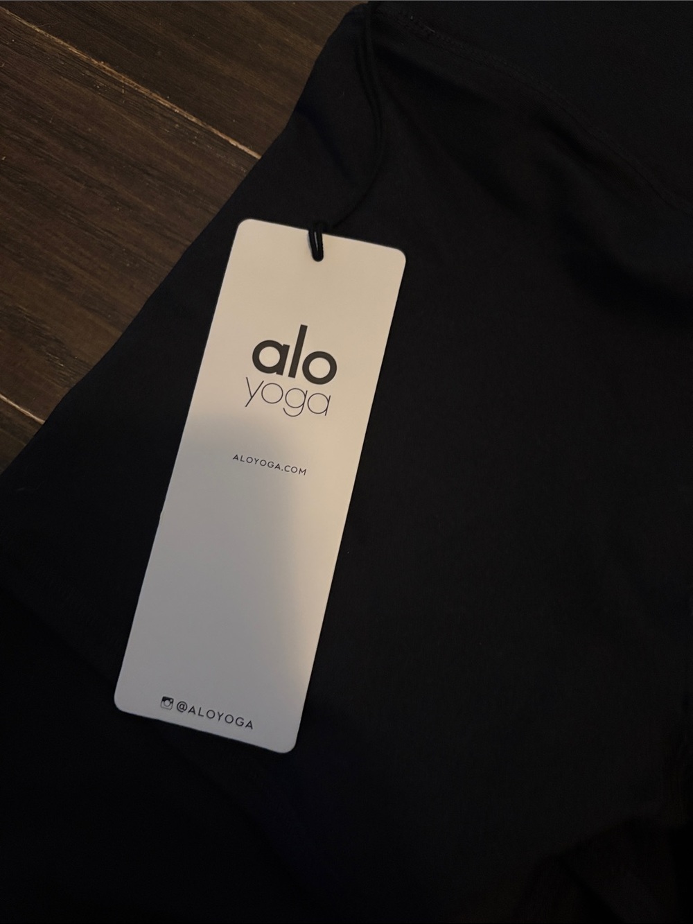 ALO Yoga Black High-Rise Legging shorts with Tag - Picture 6 of 12